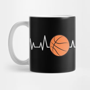 Heartbeat Pulse - Basketball Mug